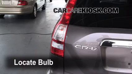 2009 Honda CR-V EX-L 2.4L 4 Cyl. Luces Luz de reversa (reemplazar foco)